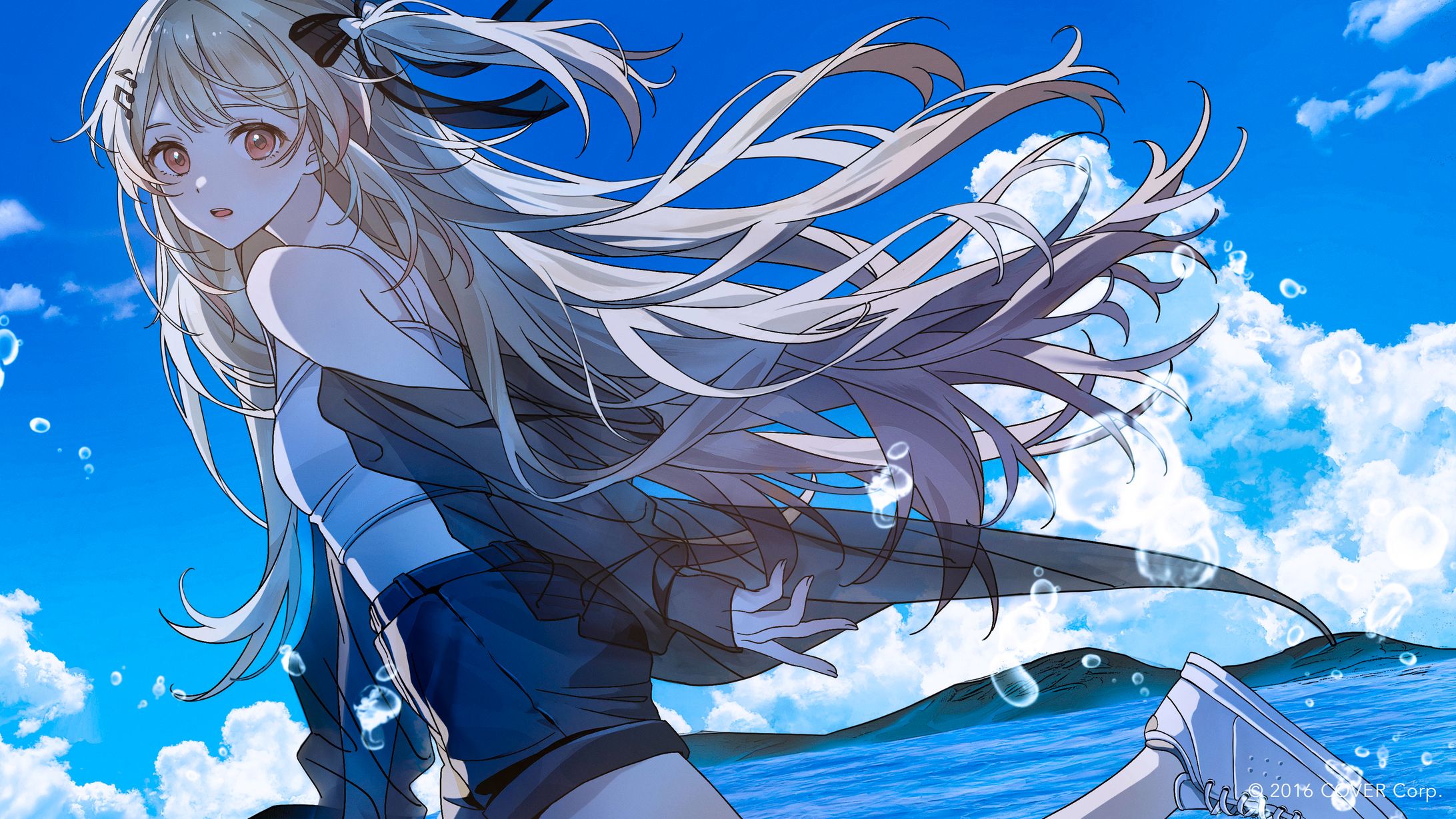 カバー株式会社様 - ホロライブReGLOSS「音乃瀬奏」様/「青のすみか」MVイラスト制作-1