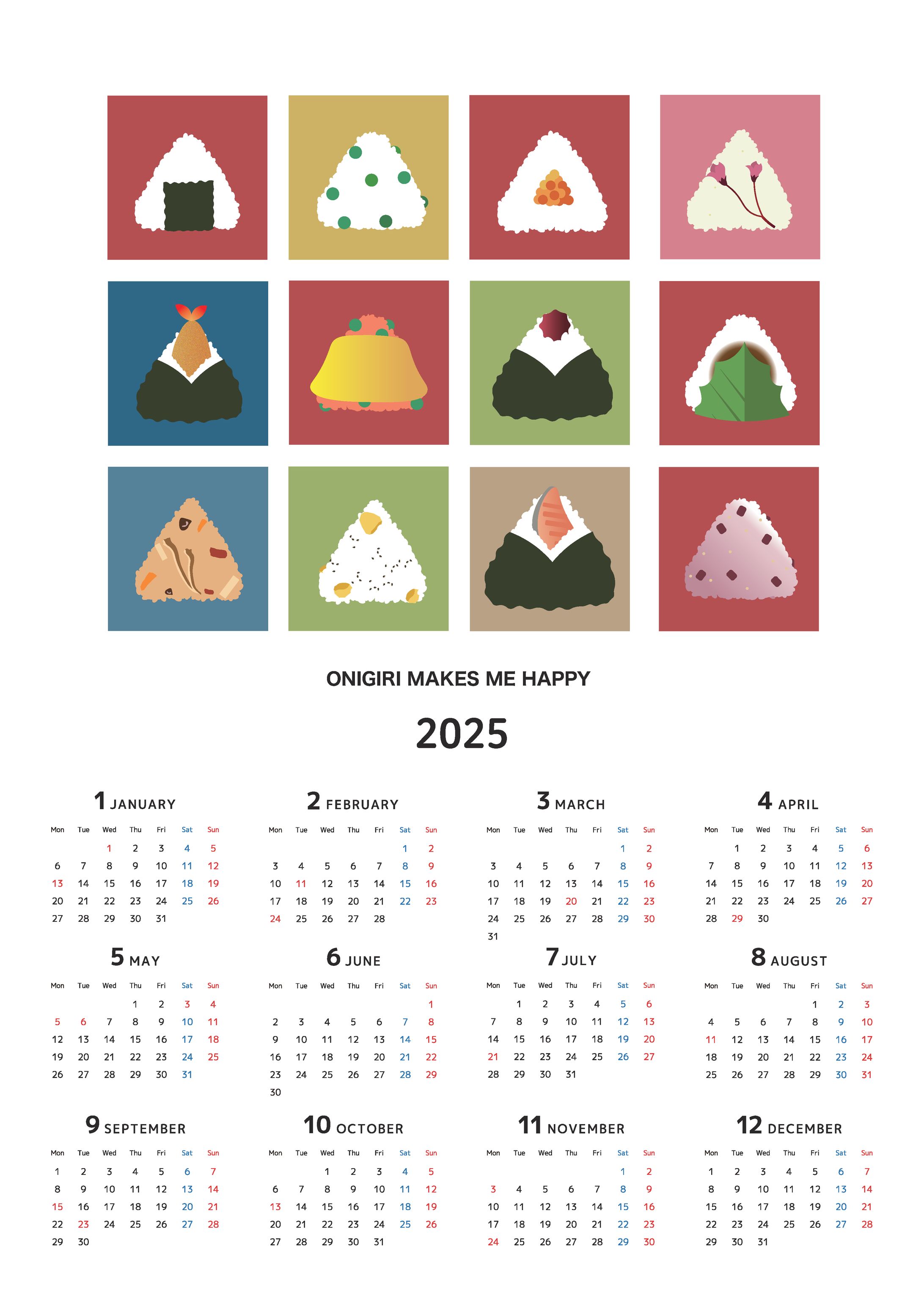 カレンダー　2024年-1