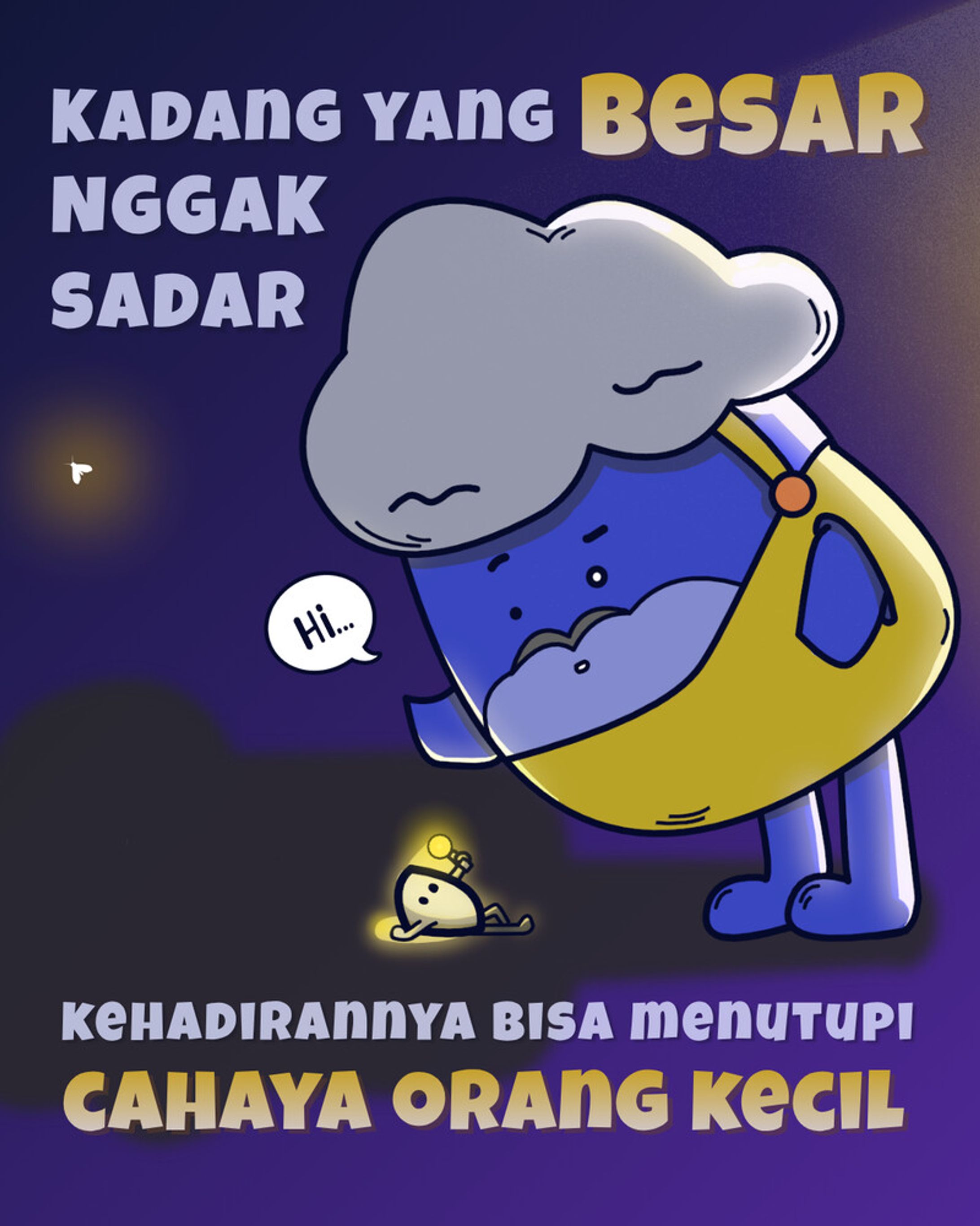 Qoute Poster: Big Light and Small Light-1