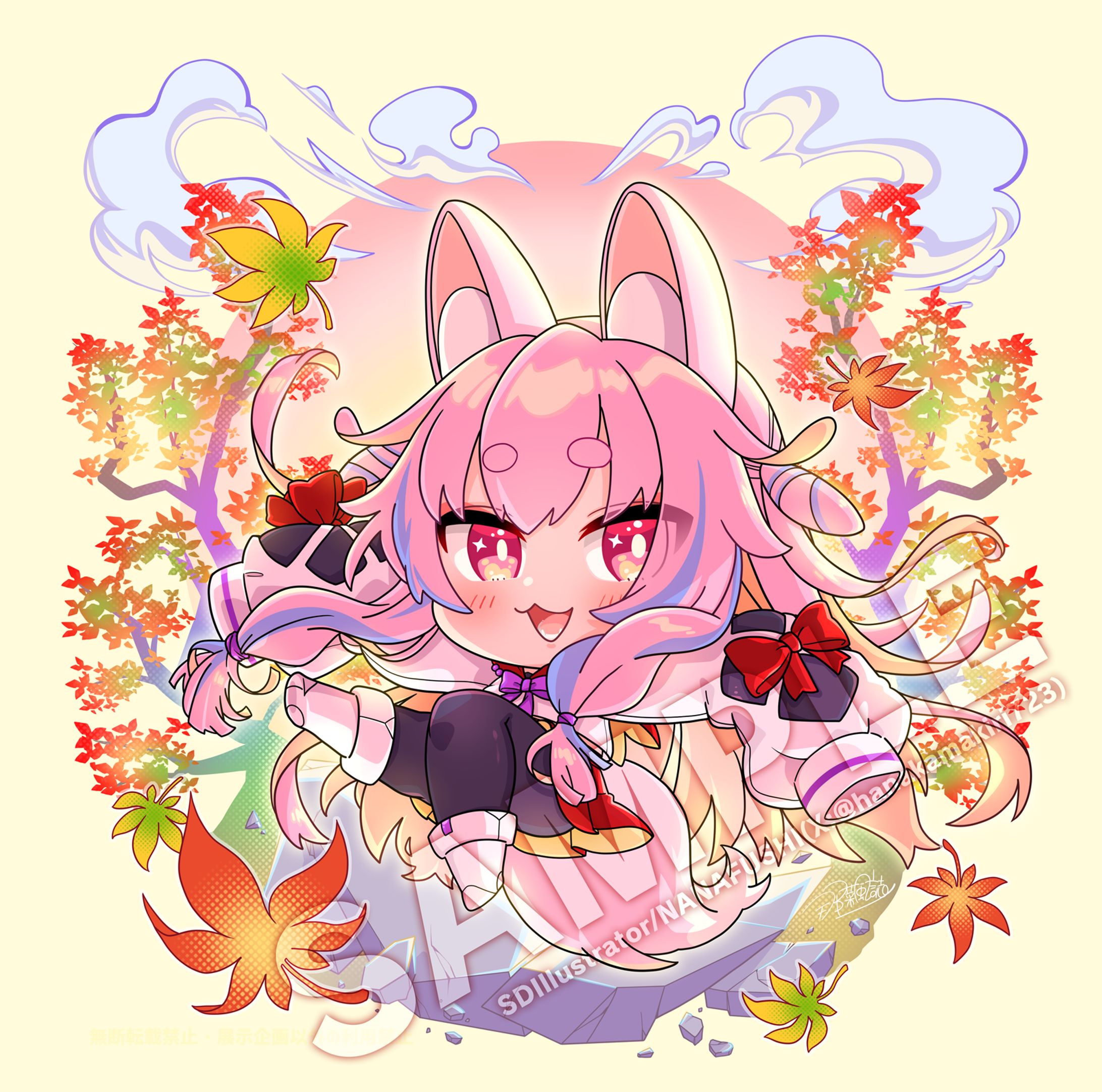 【企業(学校)案件】大学祭展覧会イラスト-1