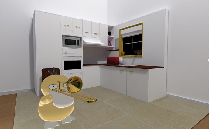 トランペットも吹けるよ