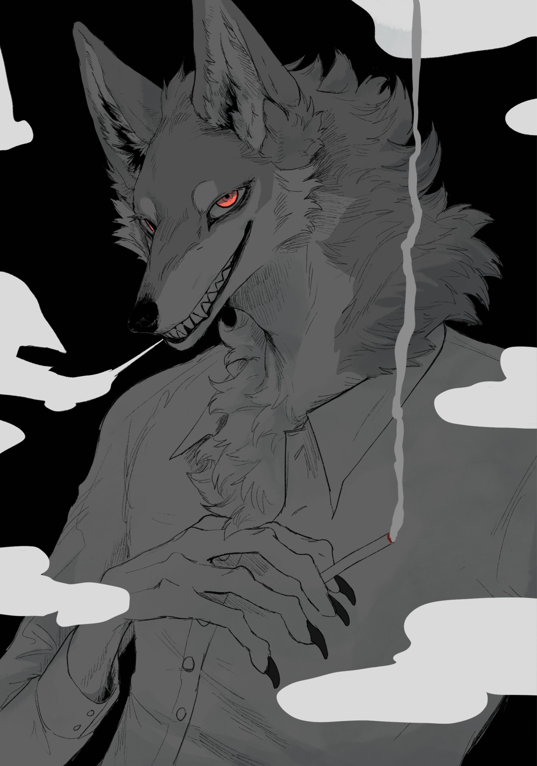 🚬吸い獣人-1