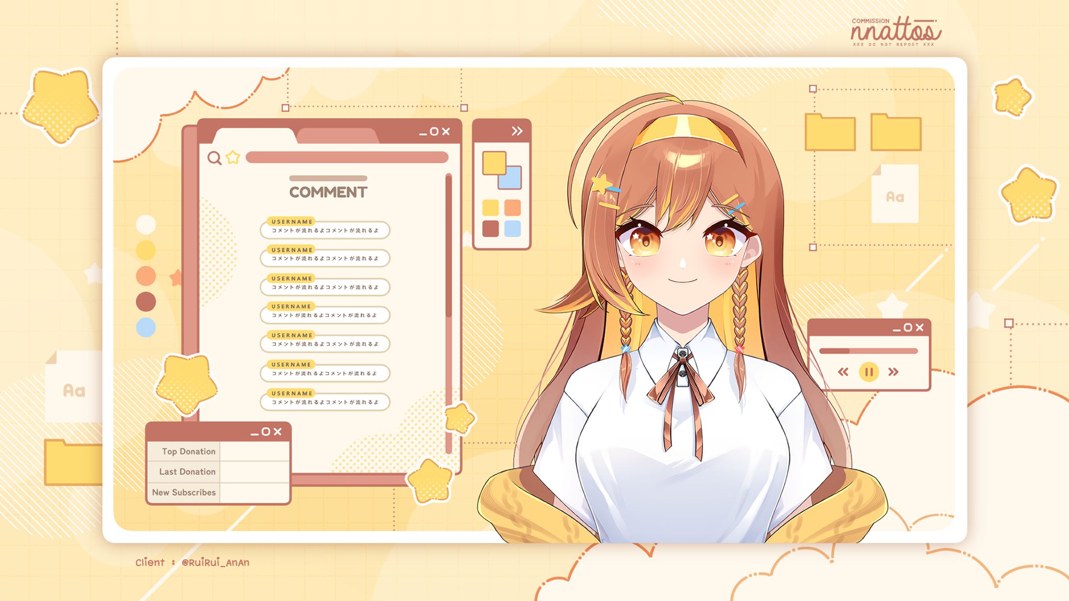Commission : Stream Overlay | Schedule-1