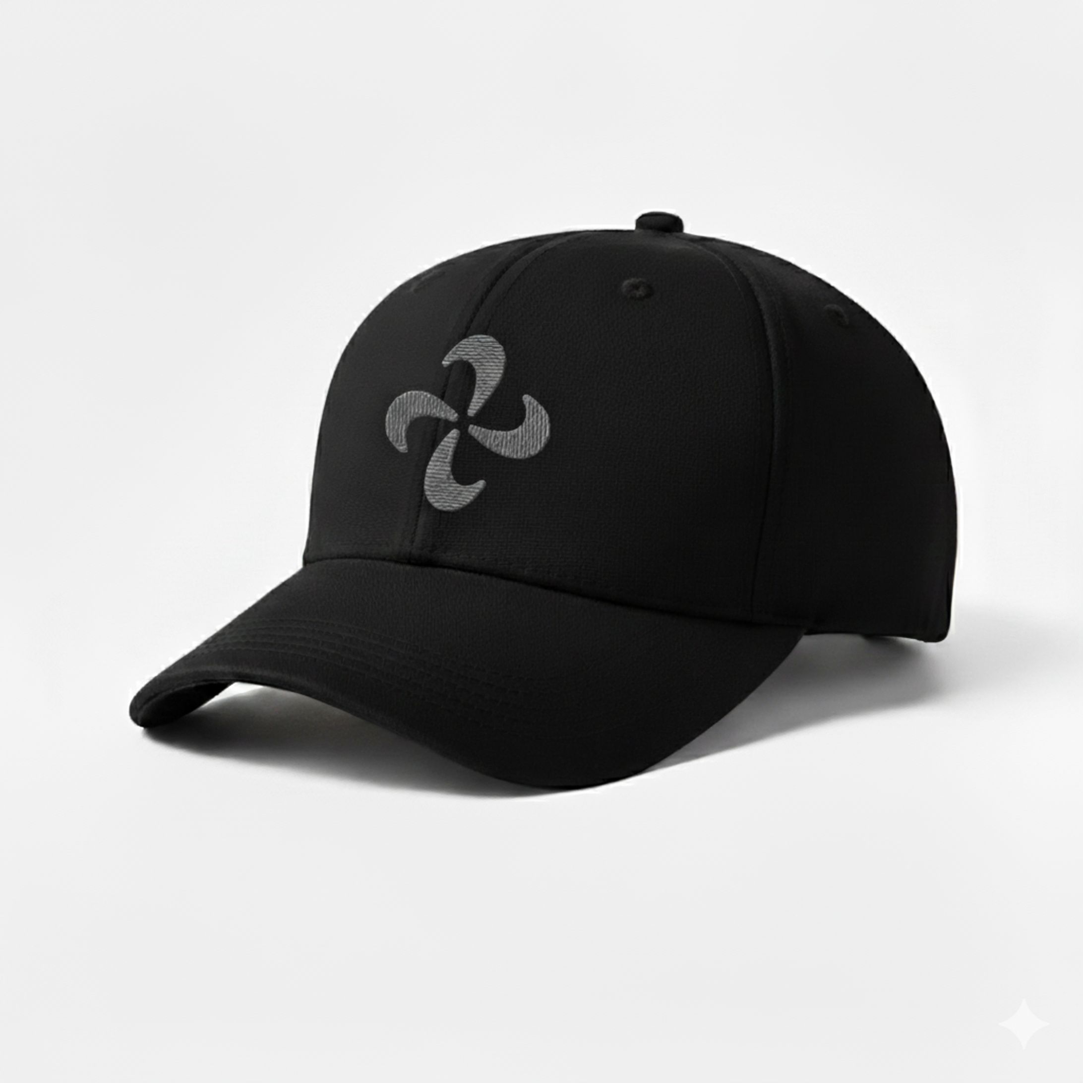 CAP グレーロゴデザイン・ステッカー-1