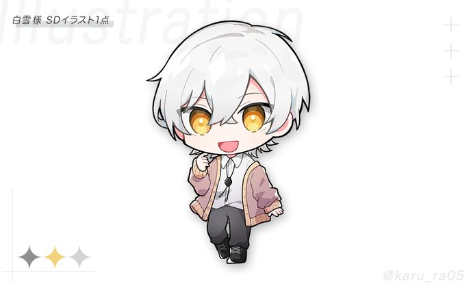 【Work】デフォルメイラスト制作 1点