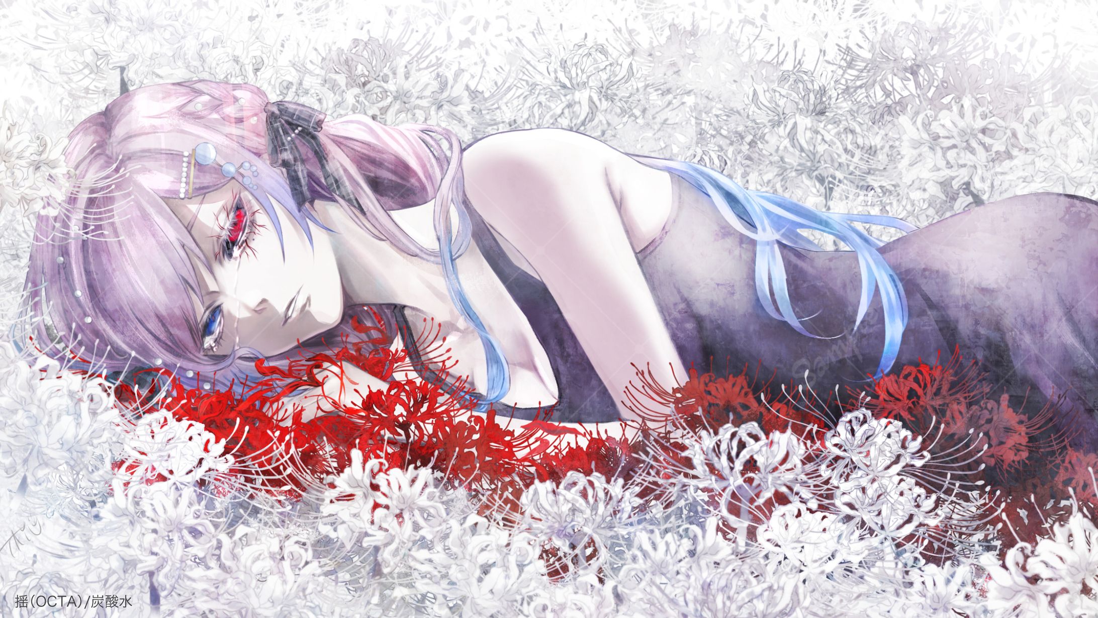 炭酸水様/歌ってみた動画用イラスト-1