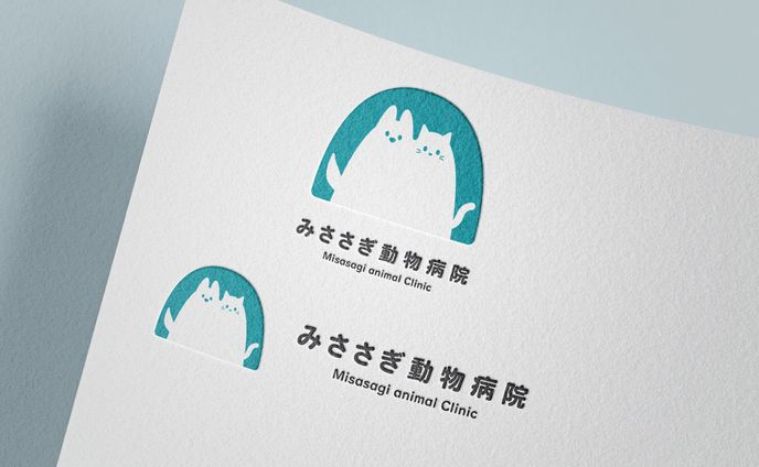 みささぎ動物病院様 ロゴ