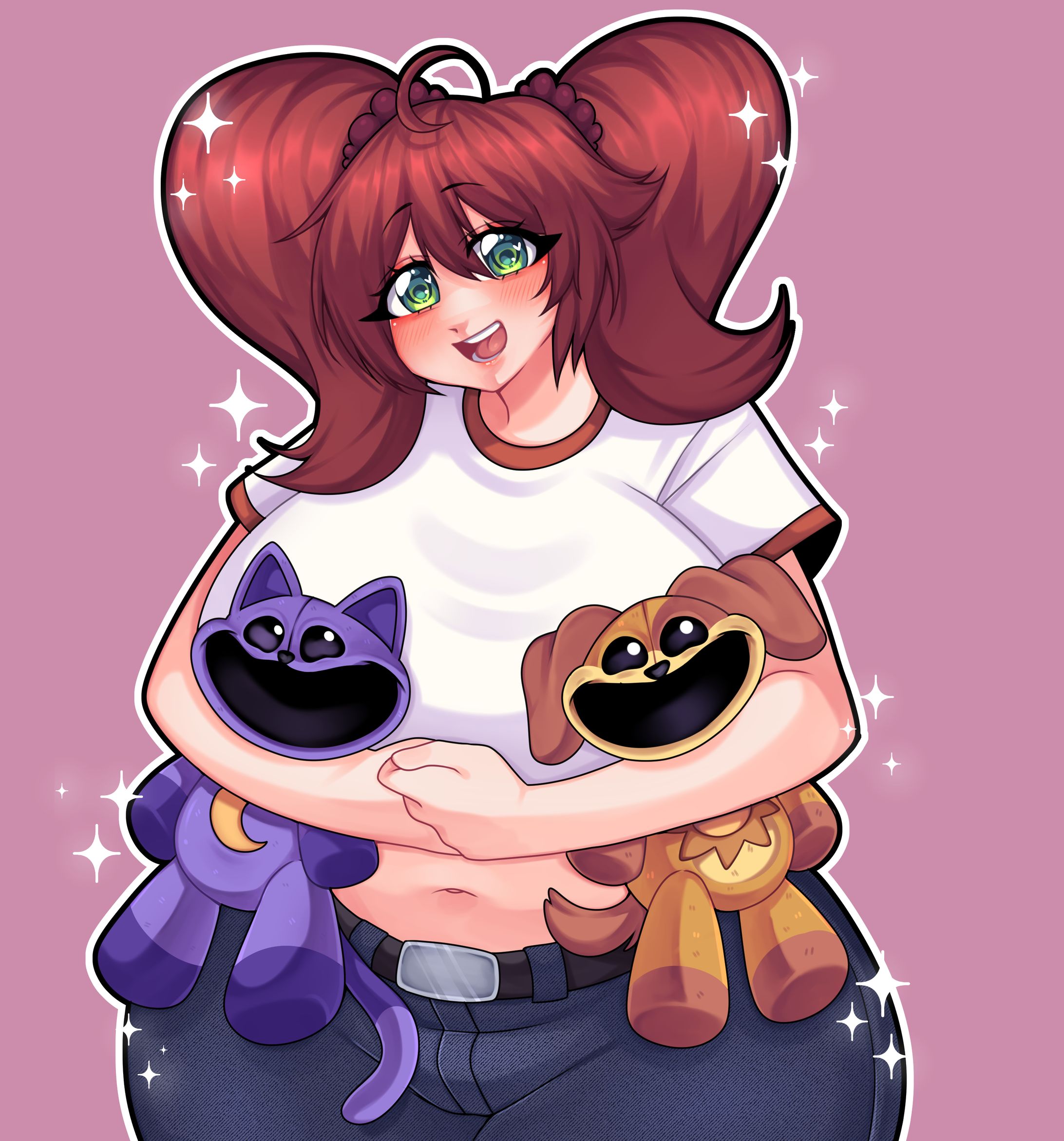 commission indie terror game plushies on tiwtter-1