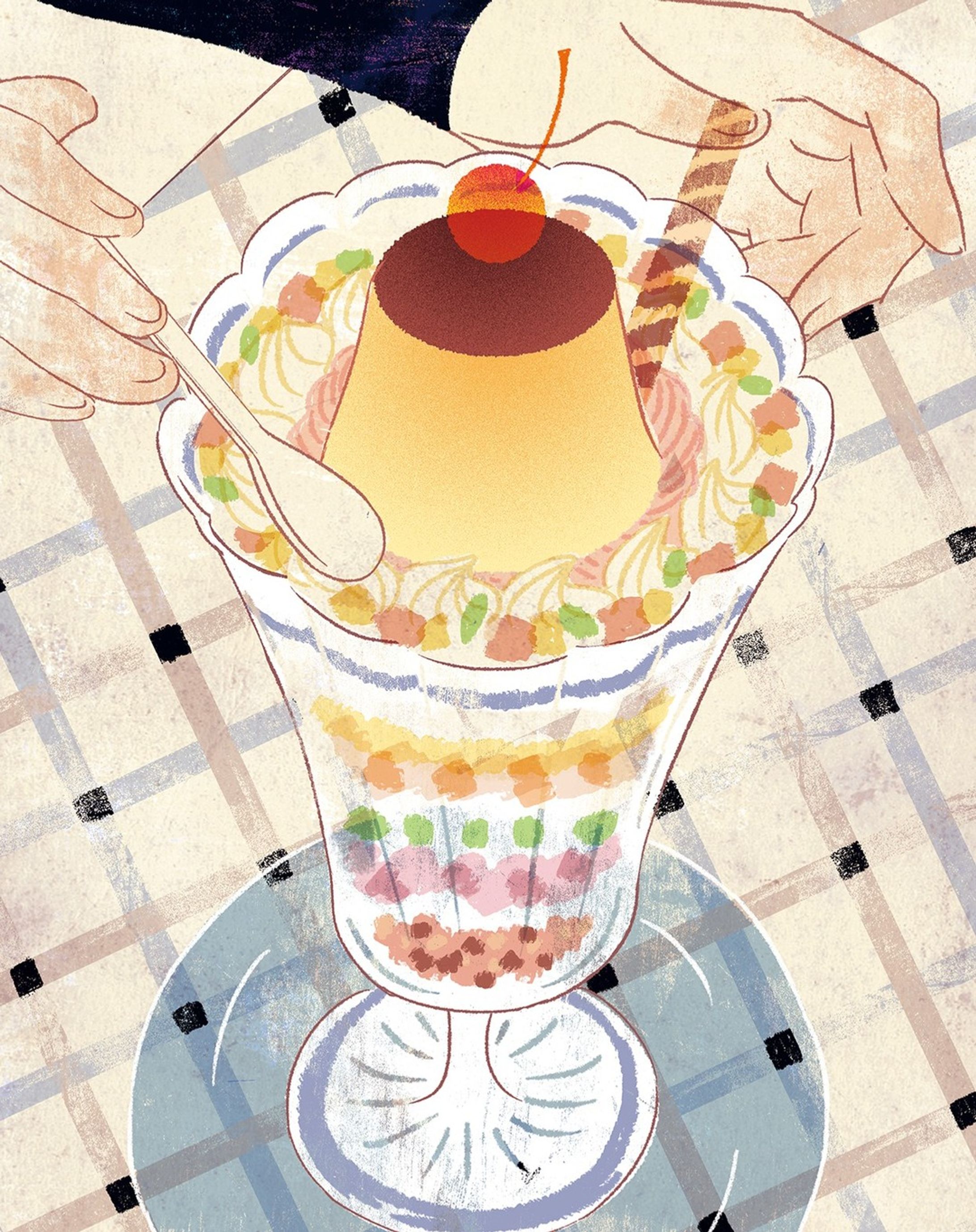 #illustration #illust #イラスト ＃いらすとぐらむ #パフェ-1