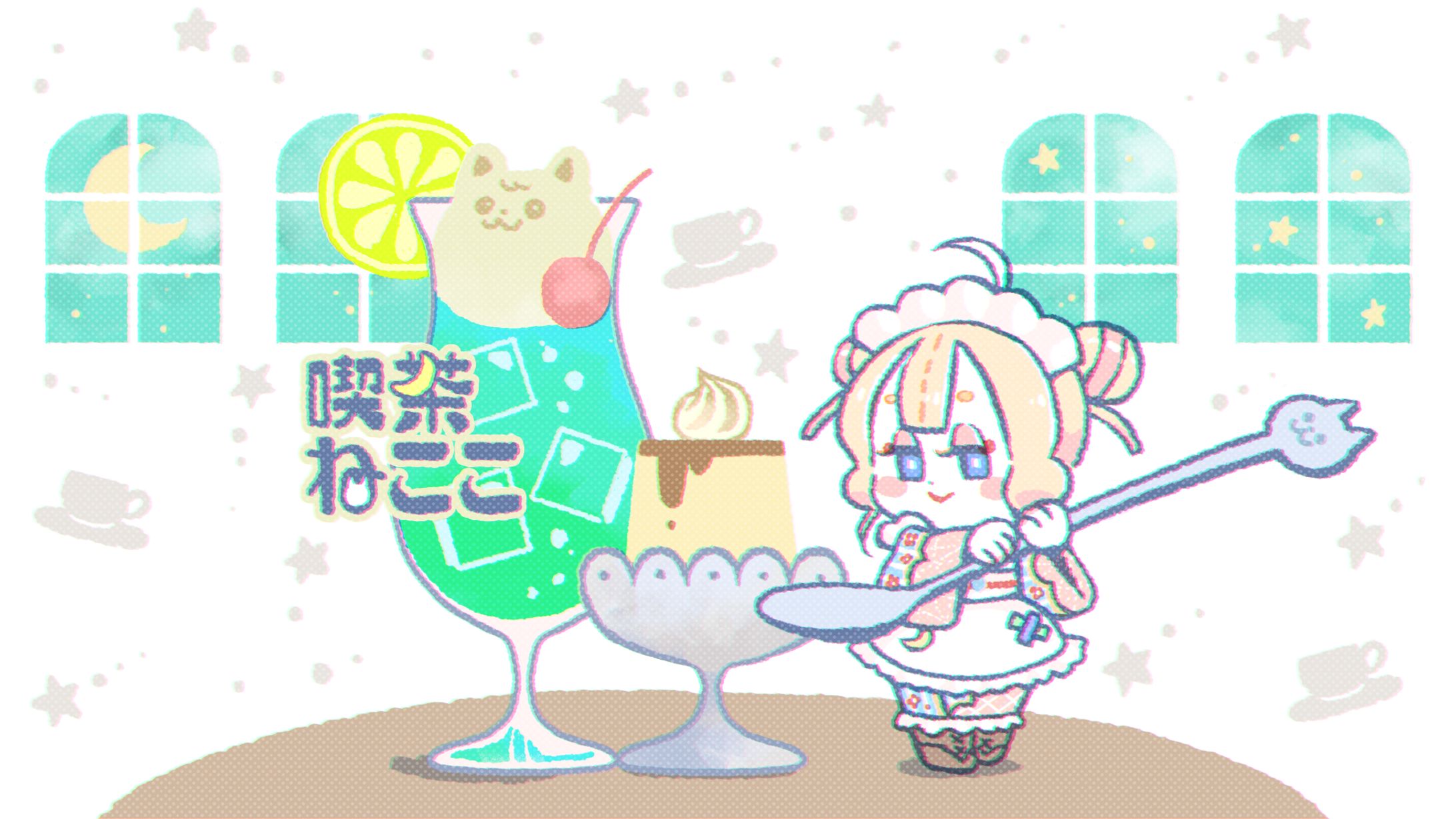 YouTube配信用　ヘッダーイラスト制作-1