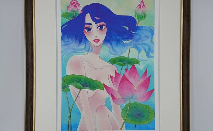 【✨新作紹介✨】
新作「水の花」
水彩風デジタルイラストです。
『cells illustration vol.19』に出展します❗購入も可能です😊額、税込で7,000円です。実際にみて気に入っていただけたら嬉しいです🎵

#digitalart #digitalillustration #wacomart #wacomcintiq13hd #cintiq13hd #original #originalart #originalillustration #art #artist #designfestagallery #tokyo #tokyoart #tokyogallery #lotus #artwork #clipstudiopaint #clipstudiopaintex #デザインフェスタギャラリー #東京ギャラリー巡り #東京展示会 #東京ギャラリー #デジタルイラスト #デジタルアート #蓮 #蓮の花 #水の花 #オリジナルイラスト #オリジナルアート #ワコム