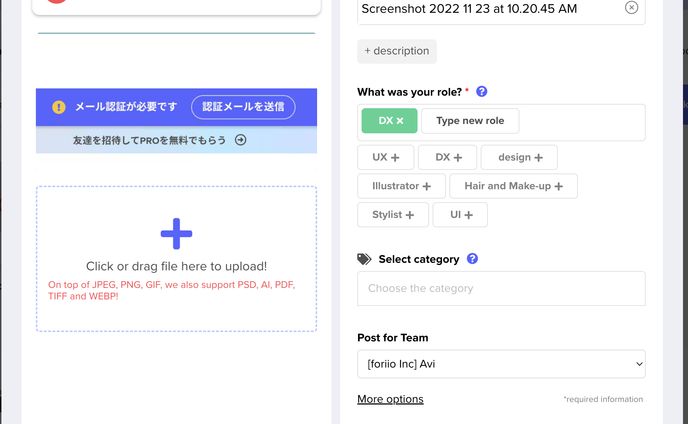ポートフォリオ、personal project