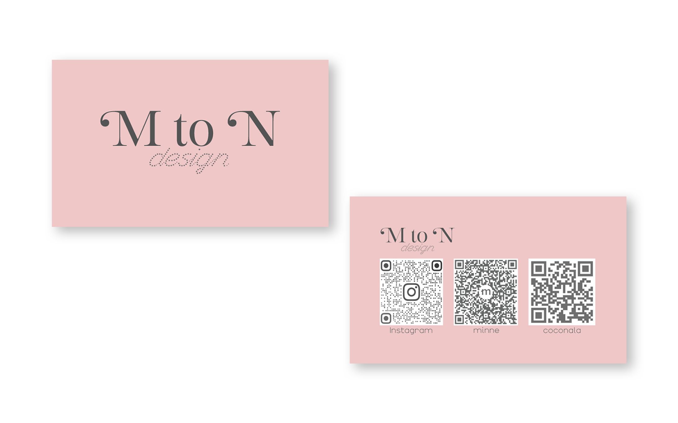 MtoNdesign　ショップカード-1