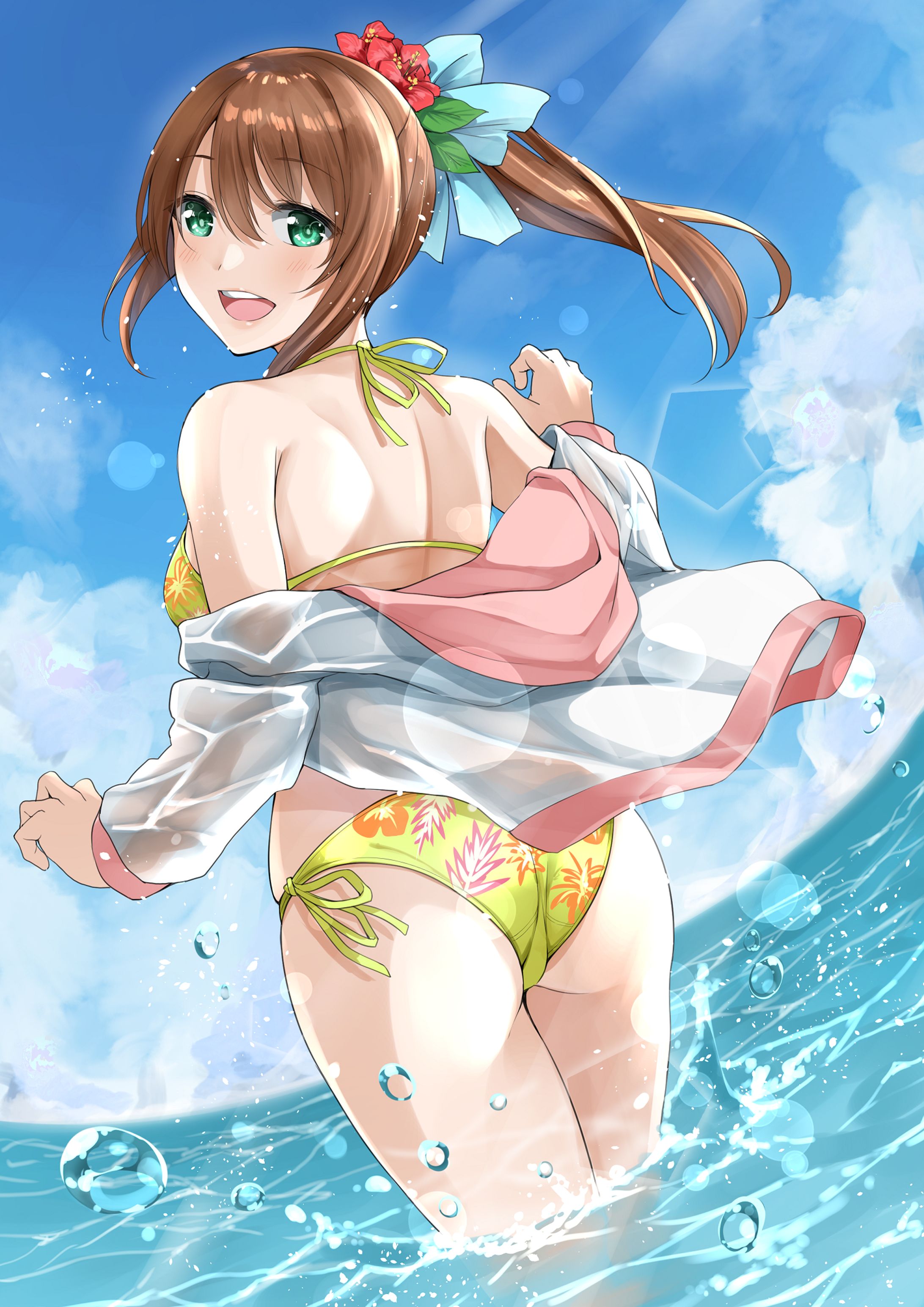 水着女子1-1
