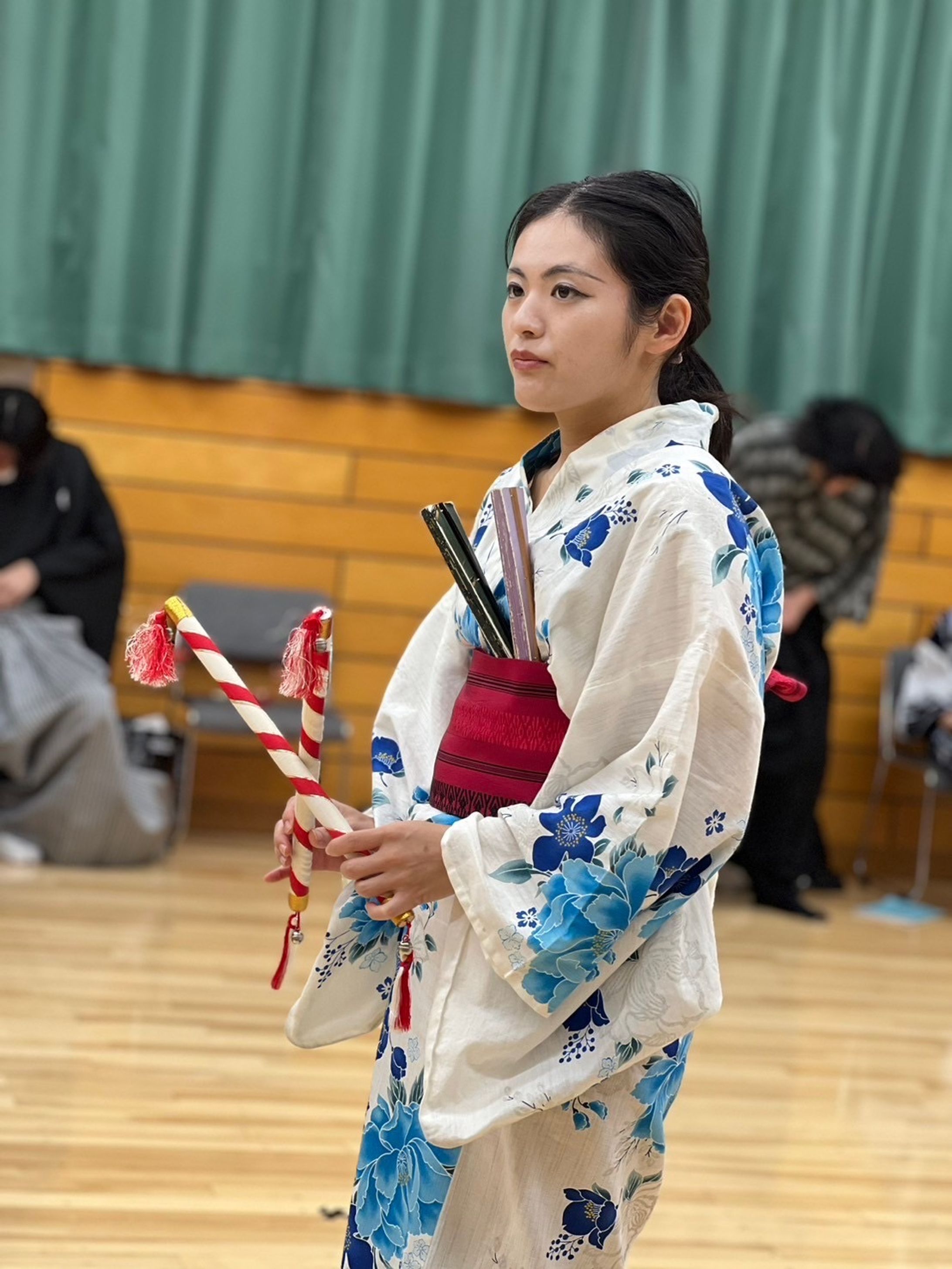 稽古写真・『新版・天守物語』にて-1