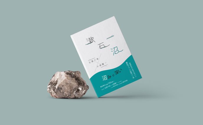 架空の書籍「漱石沼」ブックデザイン