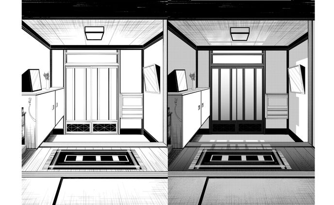 個人制作イラスト、lp漫画