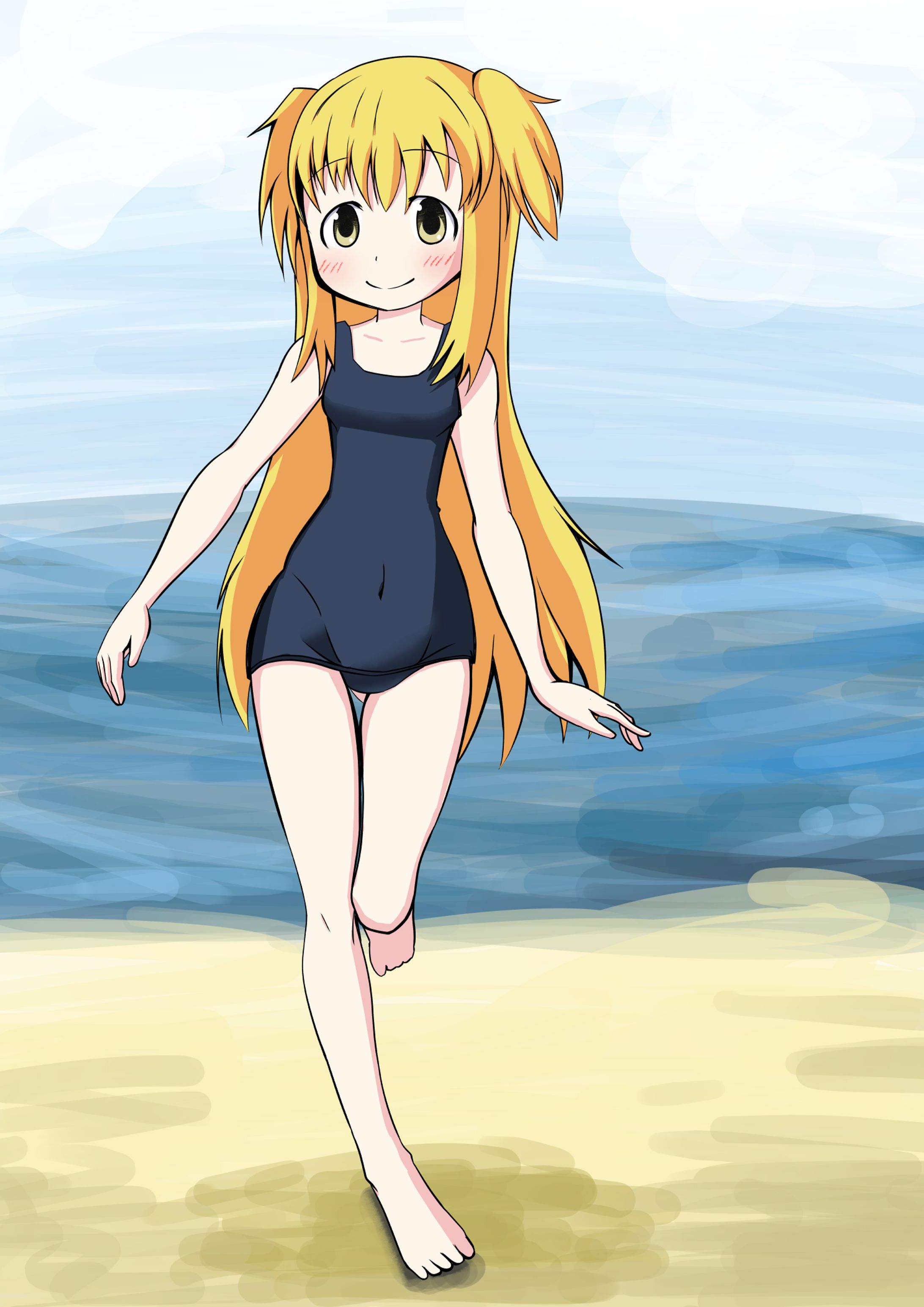 夏だ！海だ！スク水だ！！-1