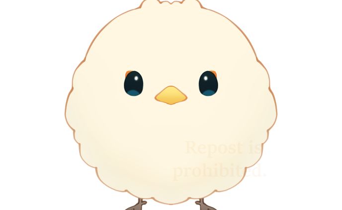 ふわふわ綿毛のような鳥