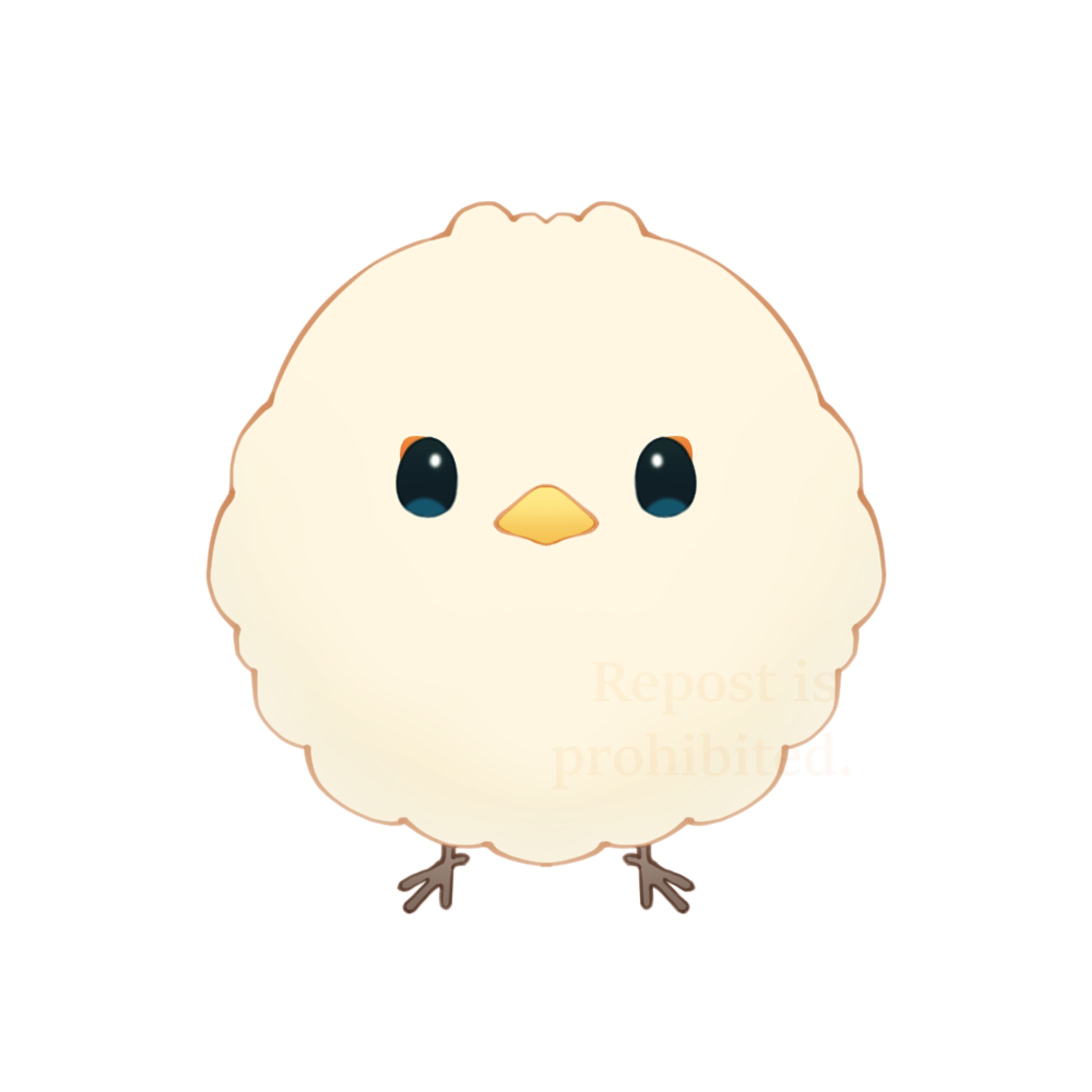 ふわふわ綿毛のような鳥-1