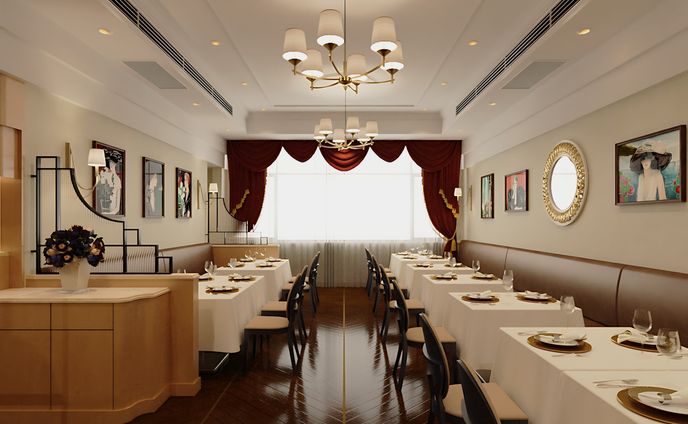 小さなフレンチレストラン