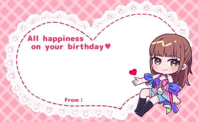 【Work】アイドル　生誕メセカ