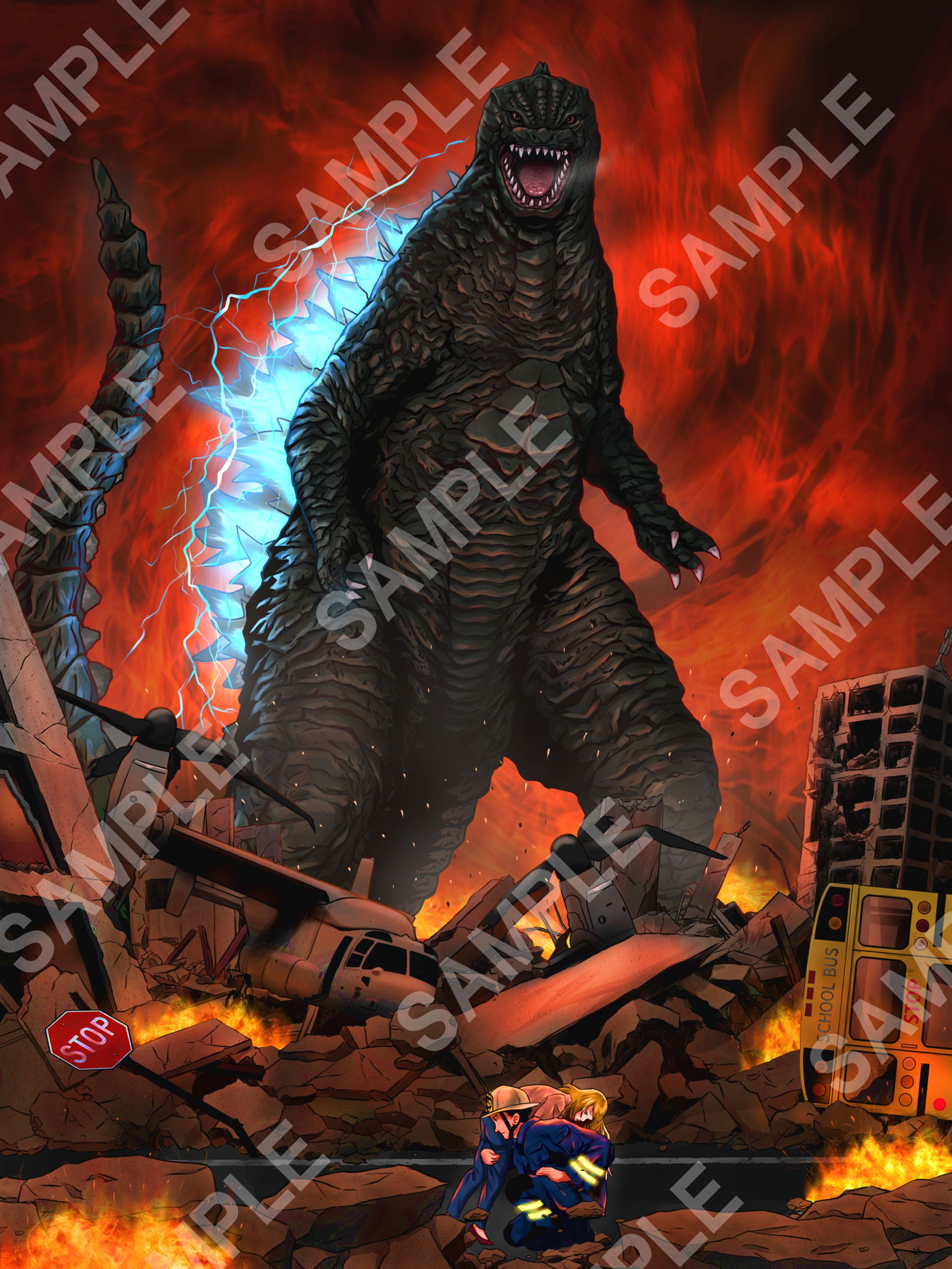米映画版Godzillaイラストのご依頼-1
