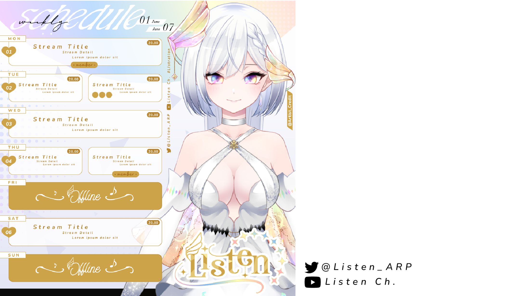 Listen's schedule-1