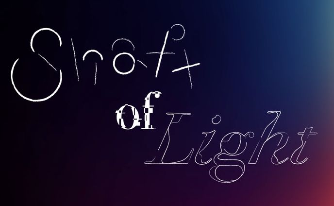 MV 岡野昭仁『Shaft of Light』リリックデザイン