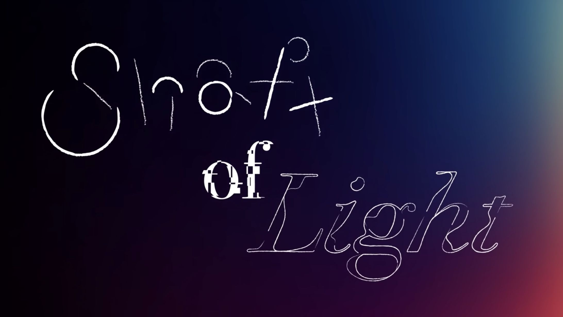MV 岡野昭仁『Shaft of Light』リリックデザイン-1