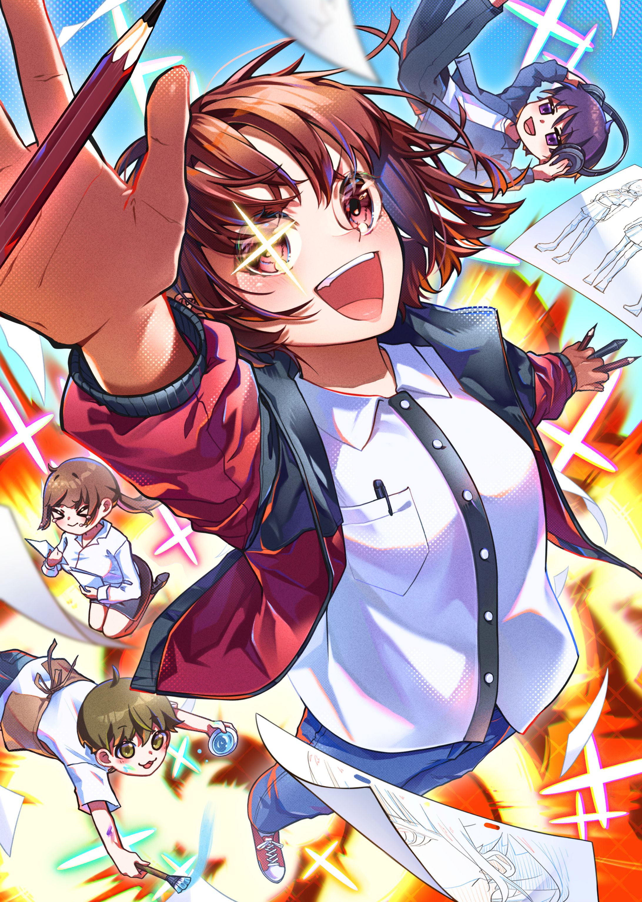 【ご依頼】学校案内書イラスト-1