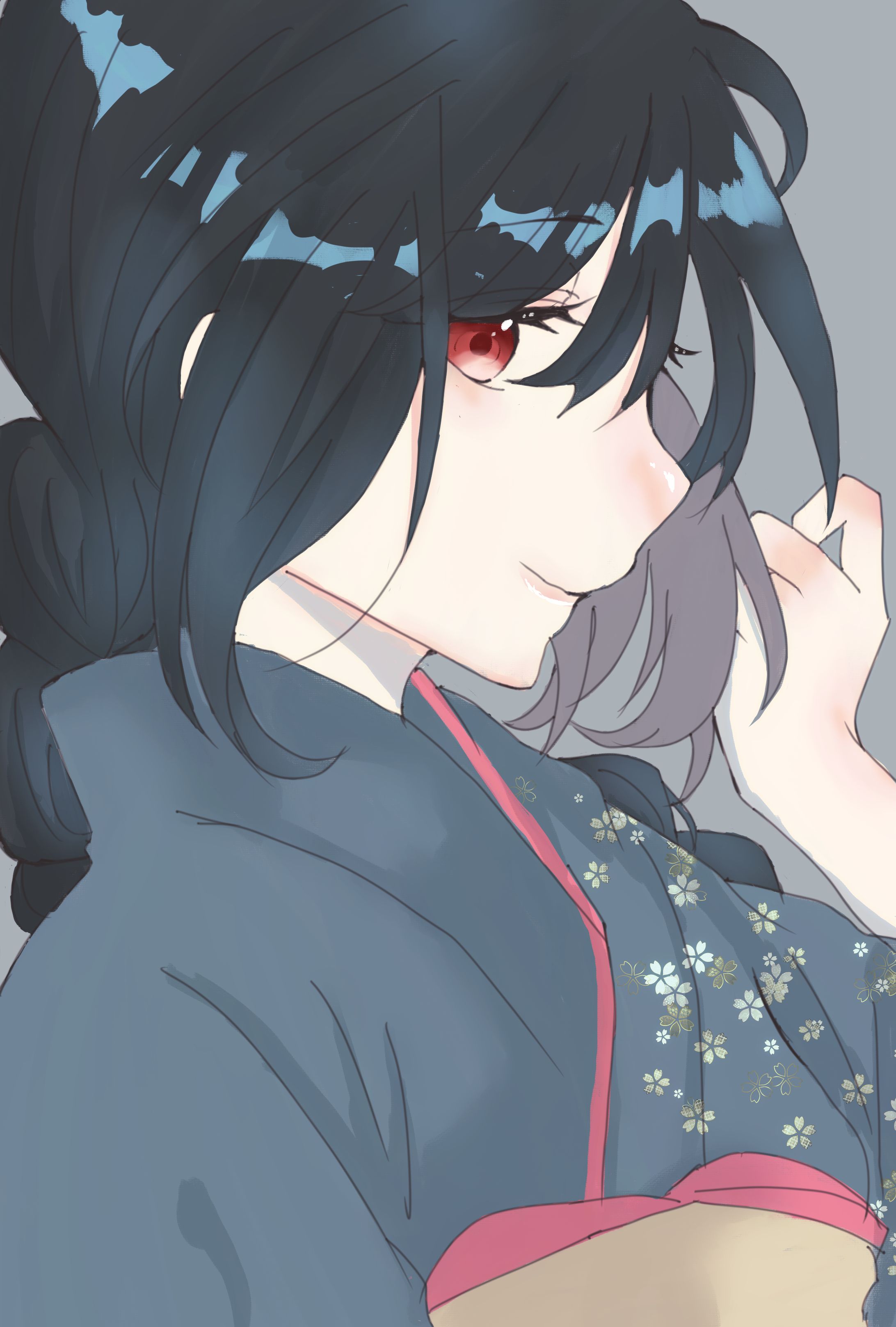着物女子-1