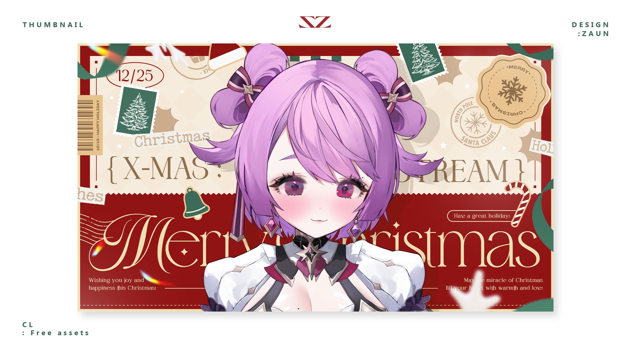 Thumbnail Design「Free assets」-1