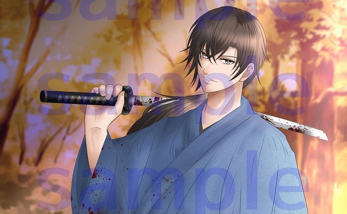 modeling、男性イラスト