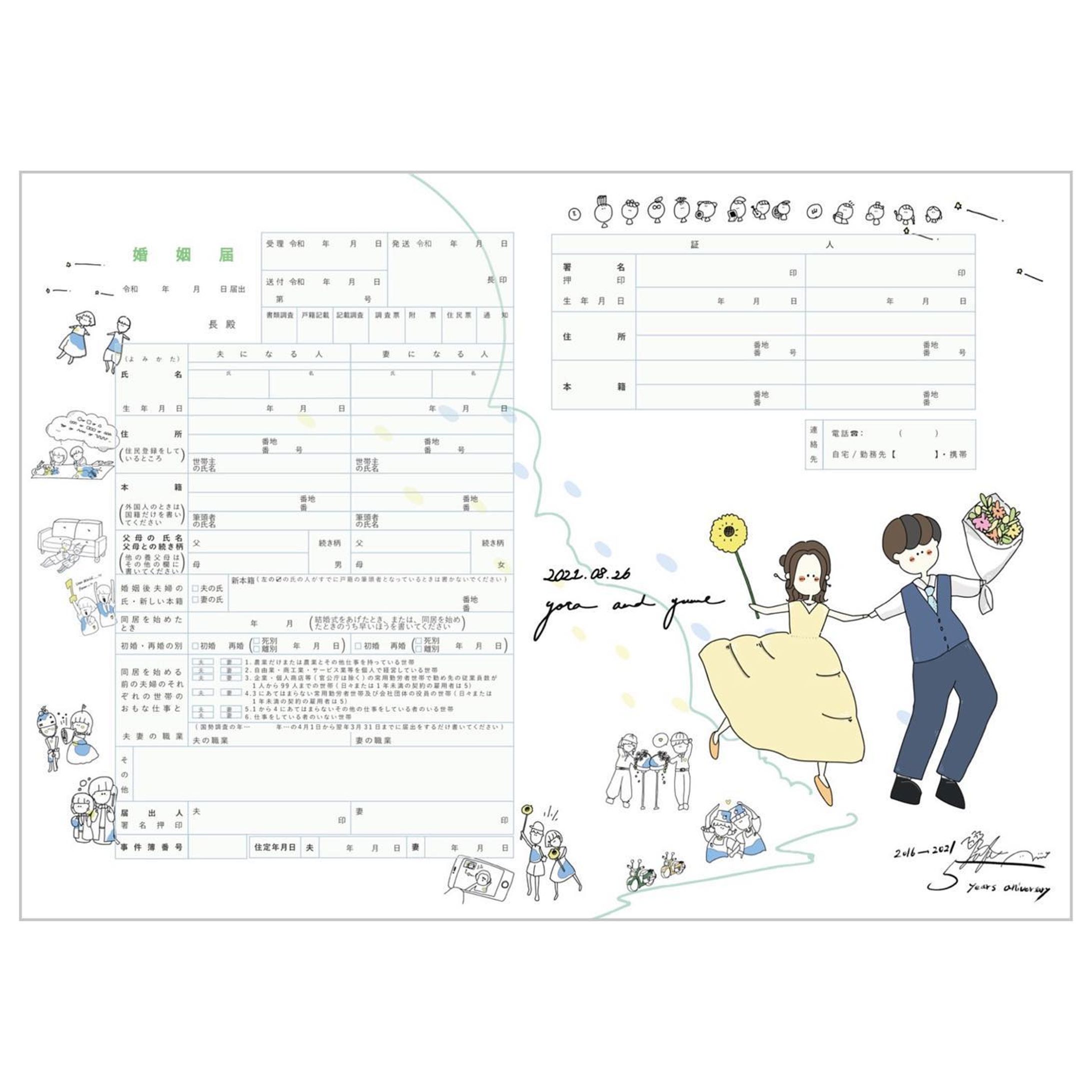 【婚姻届】思い出を詰め込んで-1