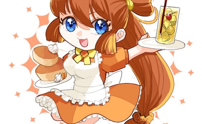 デフォルメデザイン女の子