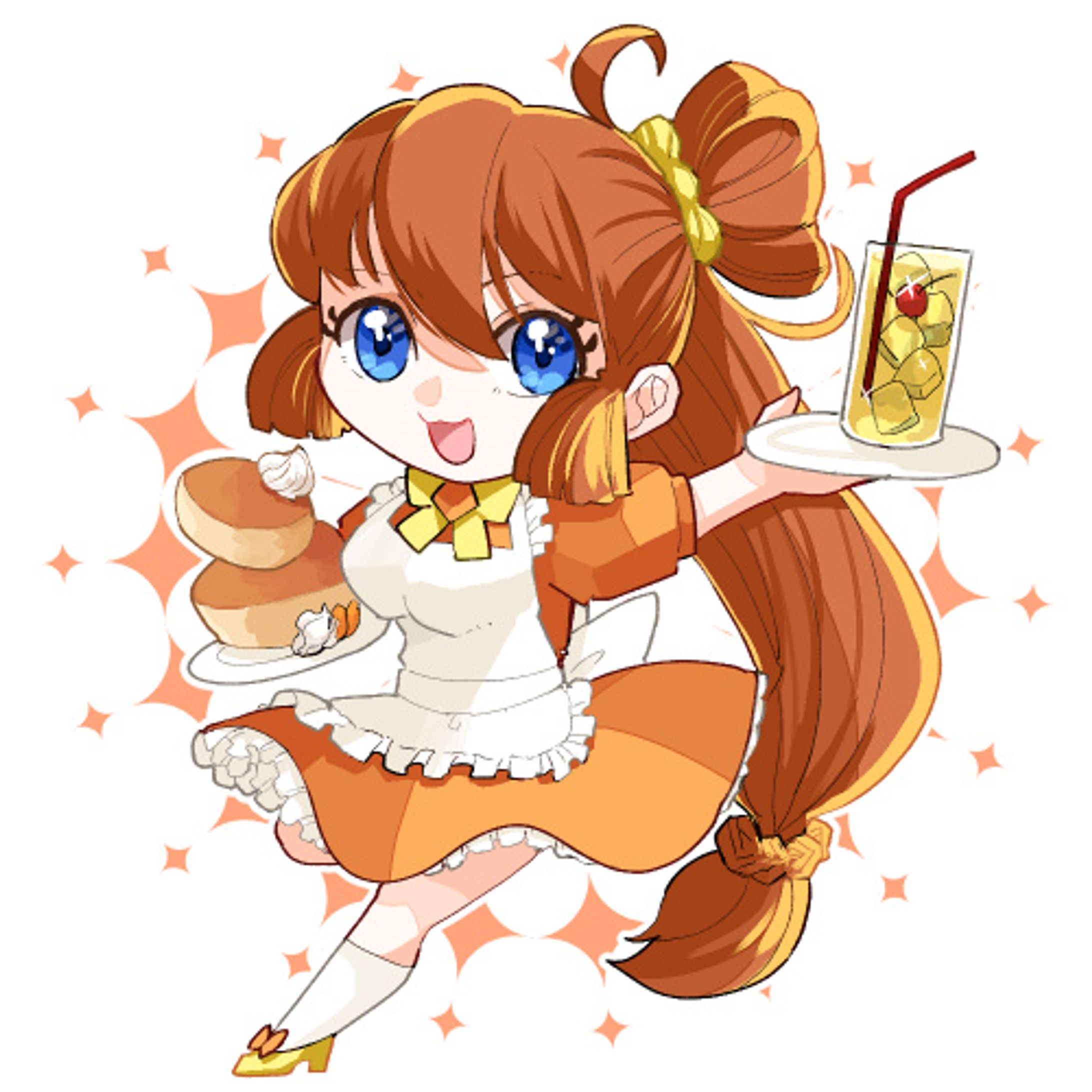 デフォルメデザイン女の子-1
