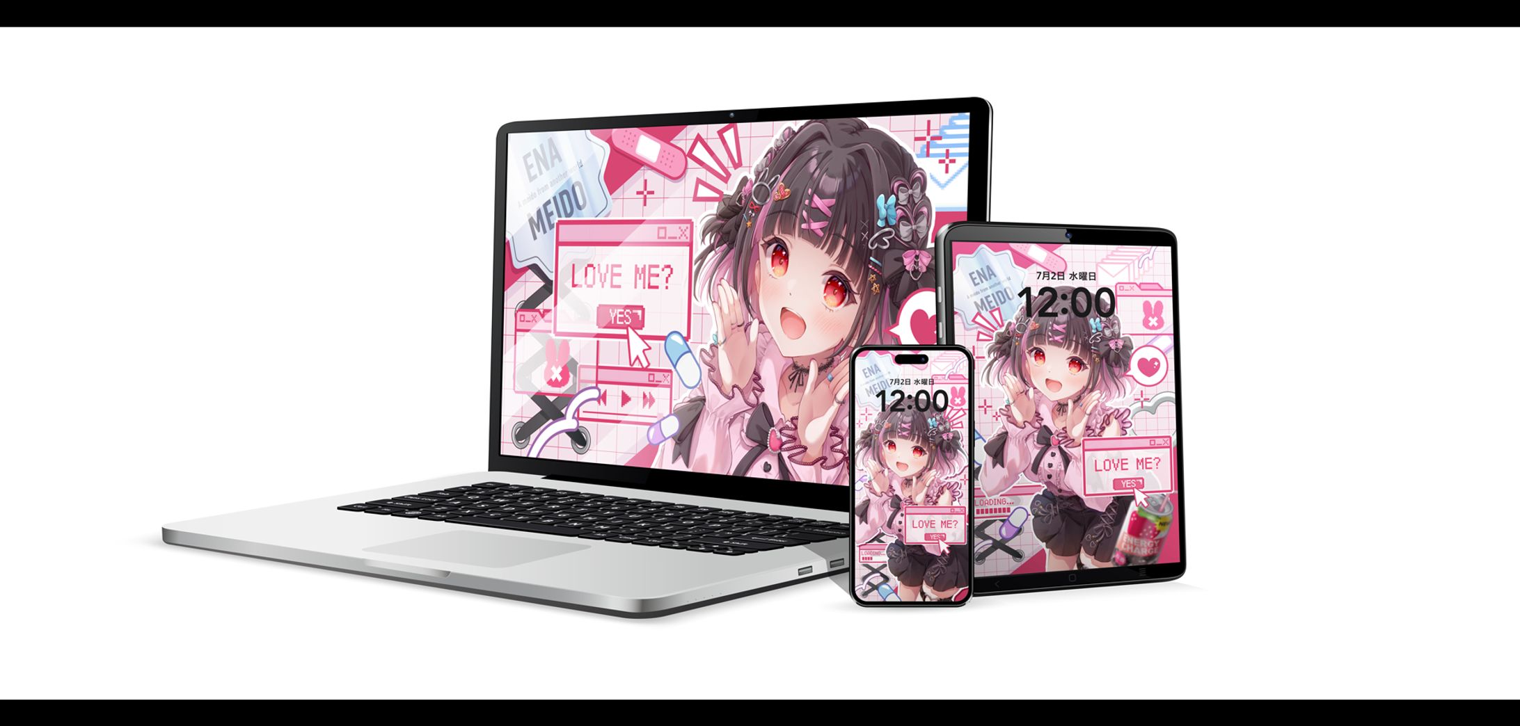 明戸えな様　Youtube登録者5000人記念待ち受け-1