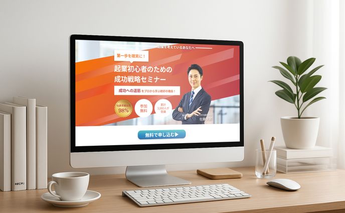 起業セミナーLP