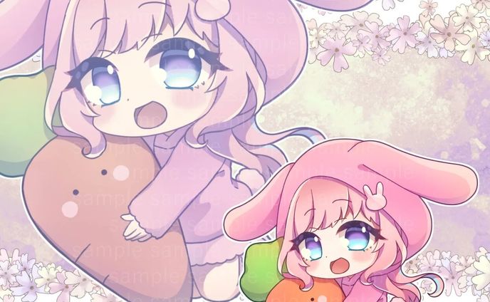 #イラスト依頼 #sdキャラ #vtuber #iriamライバー