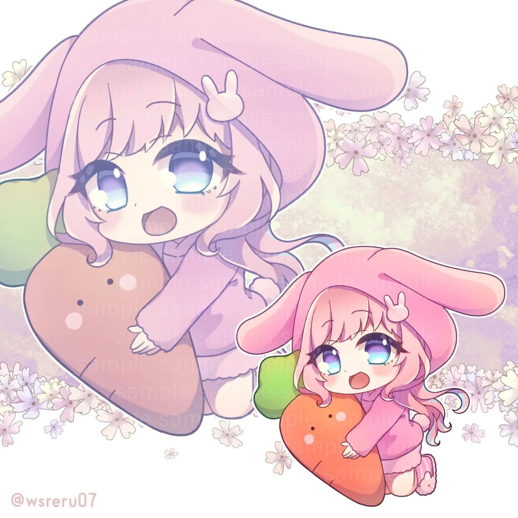 #イラスト依頼 #sdキャラ #vtuber #iriamライバー-1