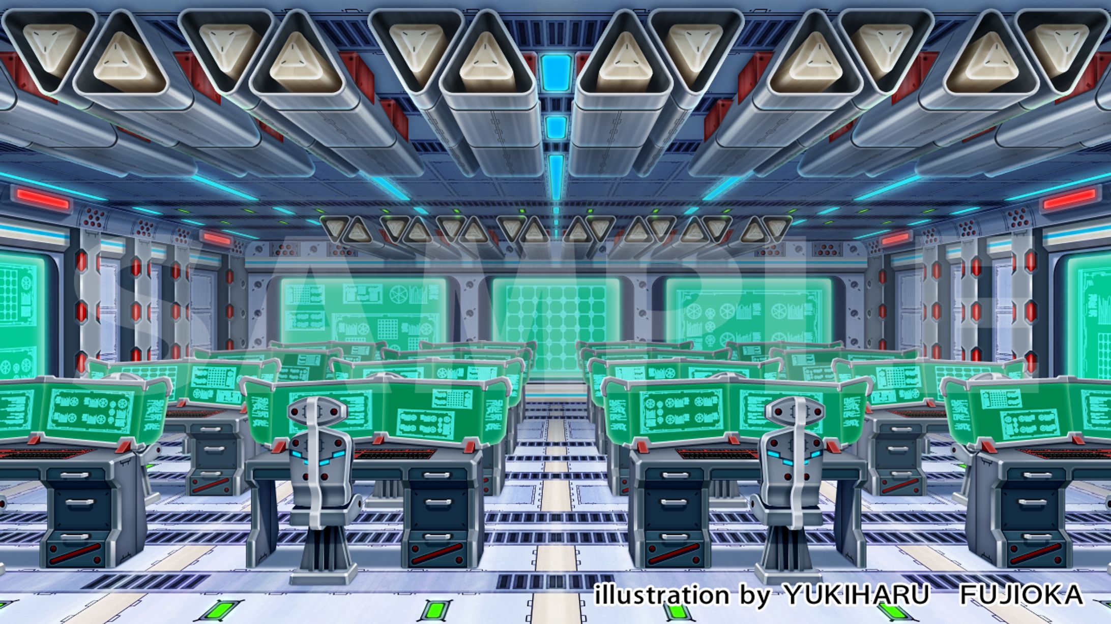同人ゲーム用背景-1