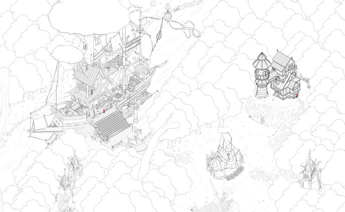 Isomatic group project_Line art