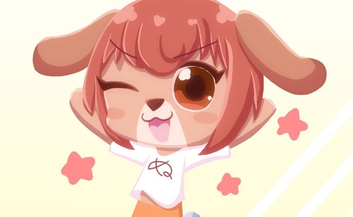(主線なし)元気なハンナちゃん