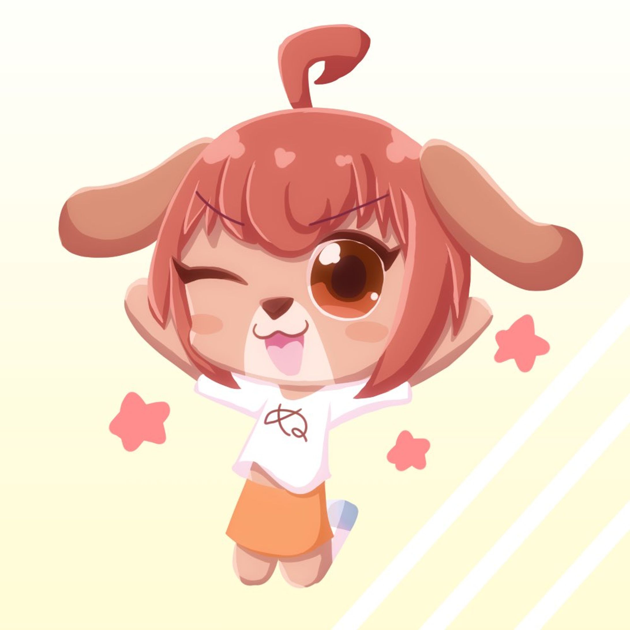 (主線なし)元気なハンナちゃん-1