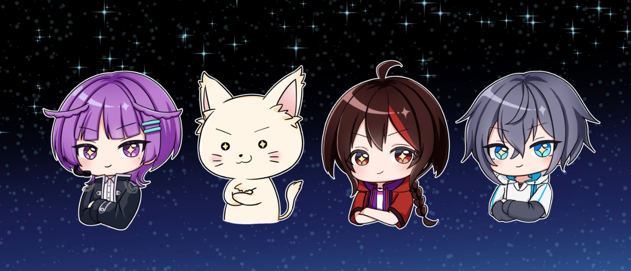 【彗星杯】腕組みSDイラスト【ご依頼】-1