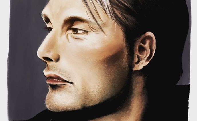 #drawing #madsmikkelsen #clipstudiopaint #マッツ・ミケルセン