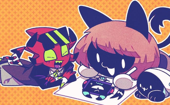 #イラスト #人外 #オリジナルイラスト 
#オリジナルキャラクター #illustration #monster #originalcharacter #characterdesign #touseioc 

フライヤー用イラストです