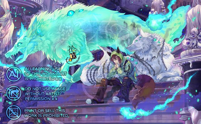 【海外】【Ahmnis様】待機画面イラスト