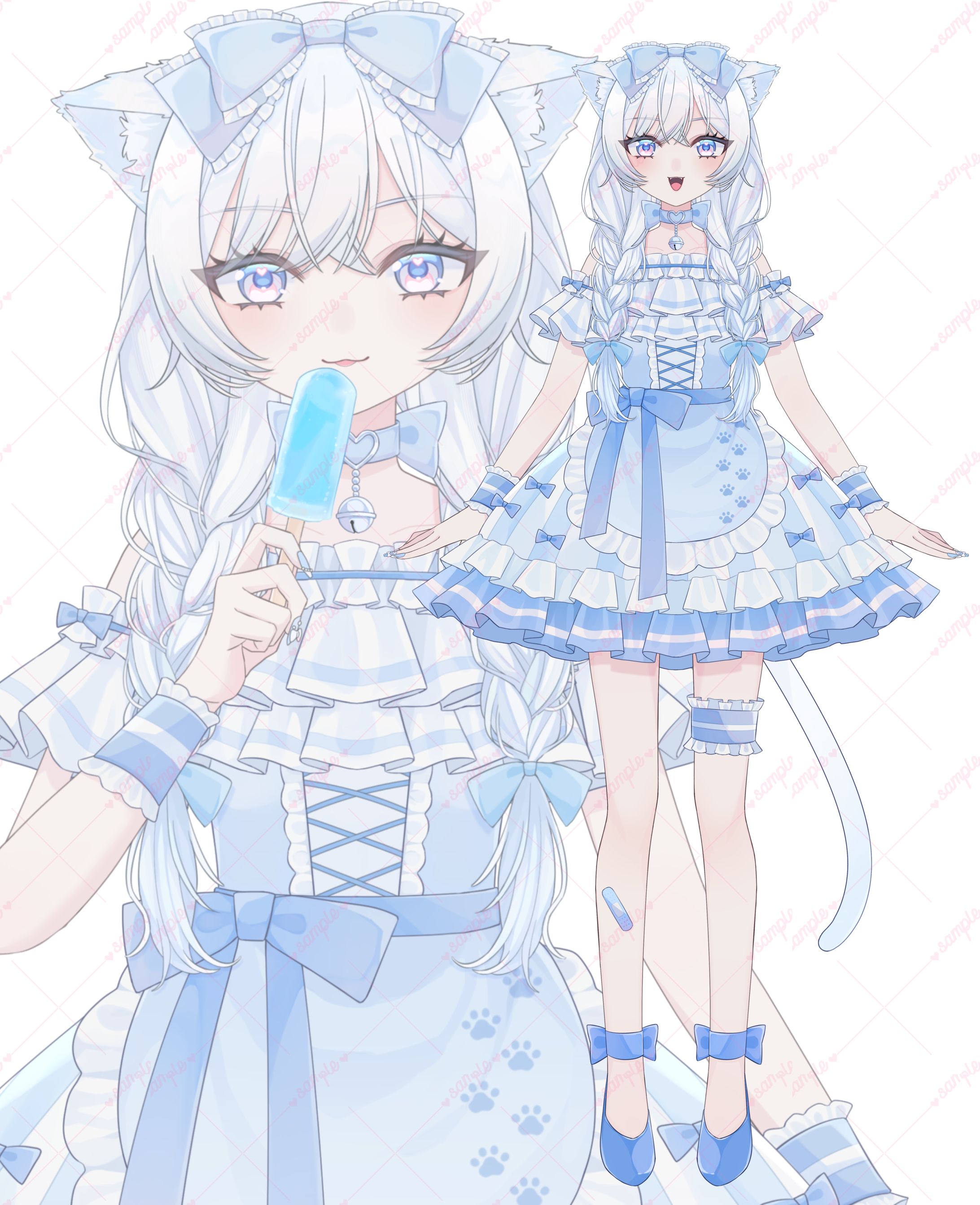 VTuber用モデル立ち絵-1